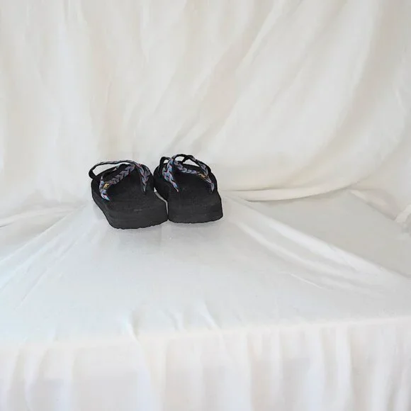 TEVA Women's Olowahu Sandal Slip-On Retro Geometric Multi Colored Size 7 - Picture 7 of 14